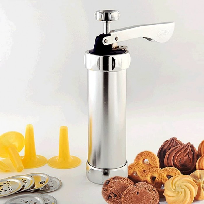 Biscuits, Cookies Maker  XR-258-A -Silver - বিস্কুট মেকার প্রেস মেশিন